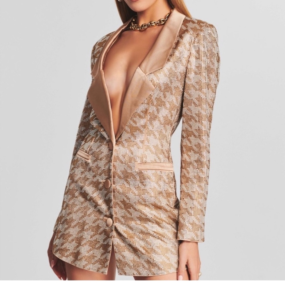 Retrofete Jules Rhinestone Dress